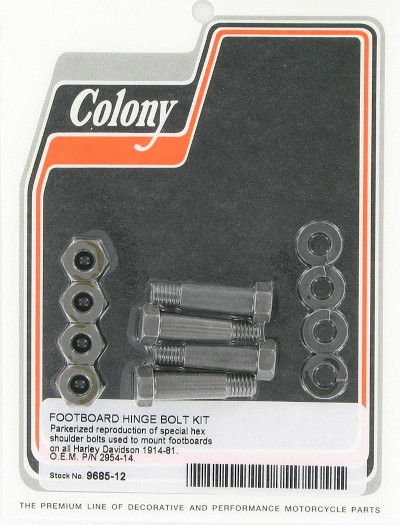 FLOORBOARD BOLT KIT PARKERIZED